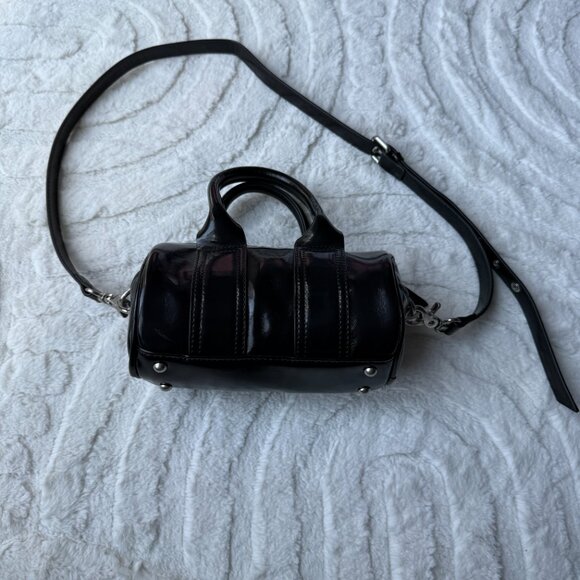 Urban Outfitters Lizzie Mini Duffle Bag Black - Picture 2 of 3